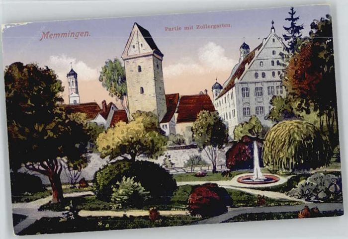 Memmingen Bayern Zollergarten