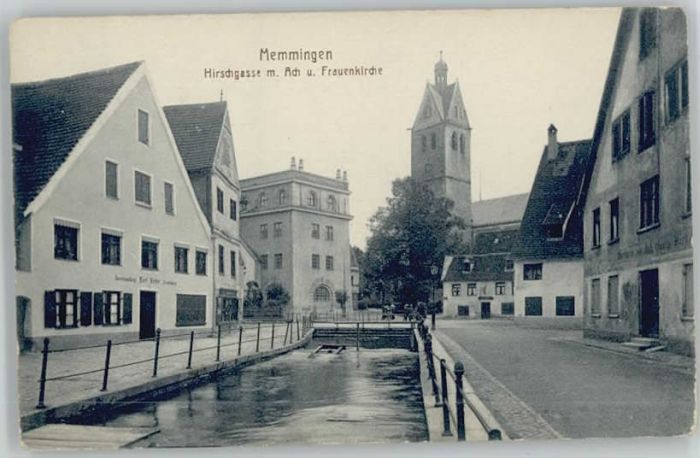 Memmingen Hirschgasse Ach Frauenkirche