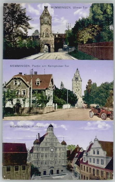 Memmingen Ulmer Tor Kemptener Tor Rathaus
