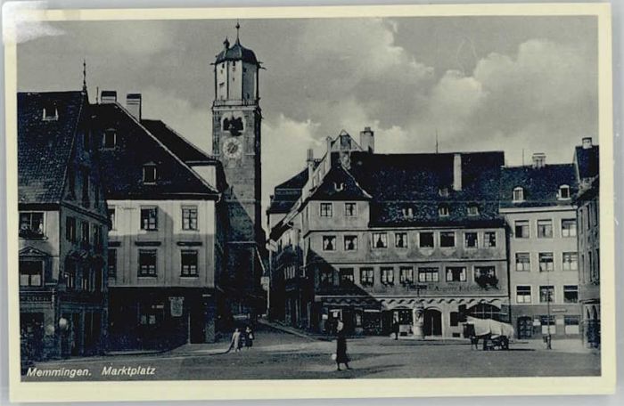 Memmingen Bayern Marktplatz