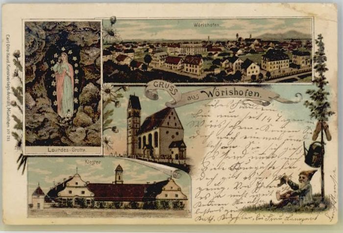 Bad Woerishofen ourdes-Grotte Kloster