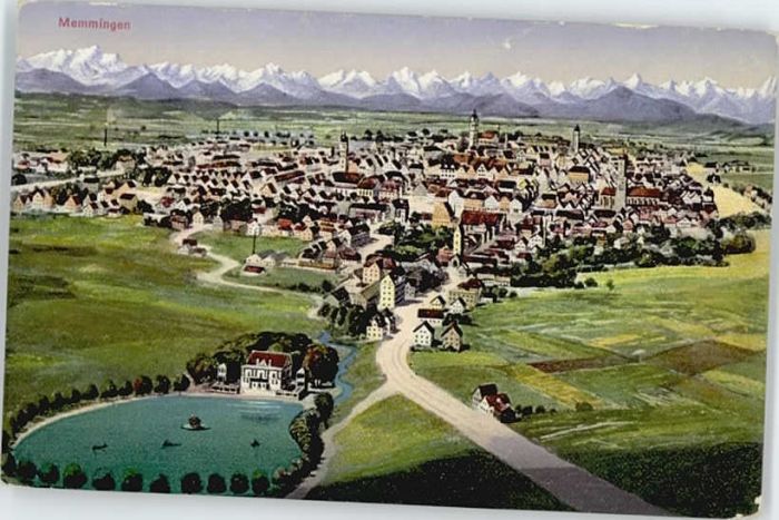 Memmingen Bayern Kuenstlerkarte