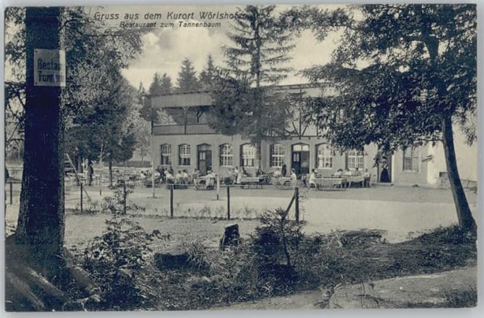 Bad Woerishofen estaurant Tannenbaum x 1910