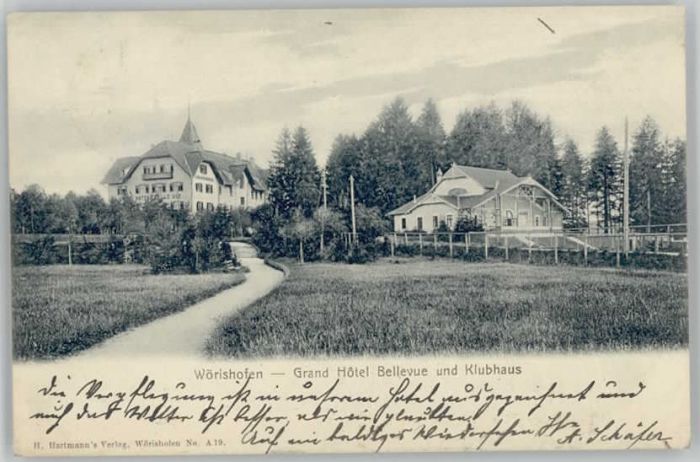Bad Woerishofen otel Bellevue Clubhaus x 1909