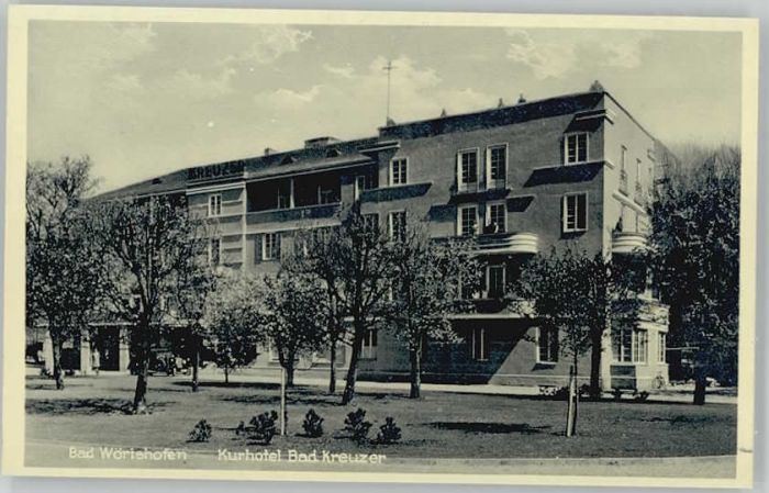 Bad Woerishofen urhotel Bad Kreuzer o 1890-1920