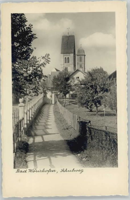 Bad Woerishofen chulweg o 1890-1920