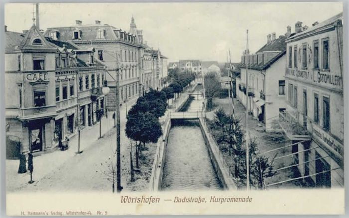 Bad Woerishofen achstrasse Kurpromenade x 1912