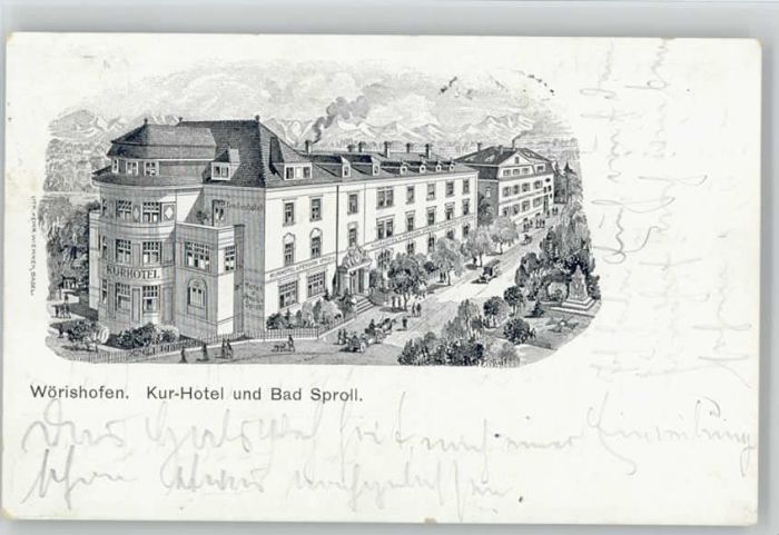 Bad Woerishofen urhotel Bad Sproll x 1913
