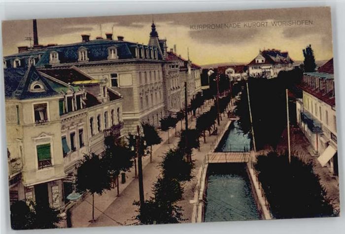 Bad Woerishofen urpromenade o 1890-1920