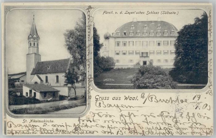 Waal St. Nikolauskirche x 1890-1920