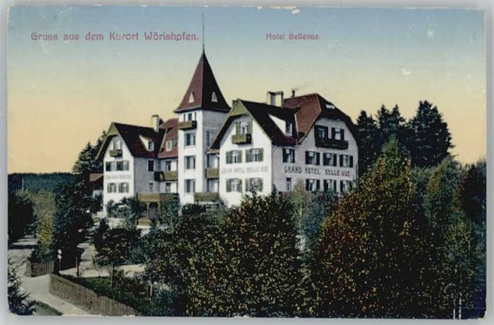 Bad Woerishofen otel Bellevue x 1890-1920