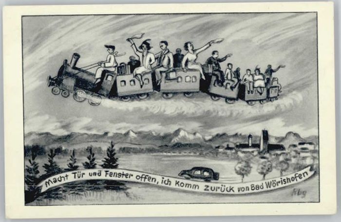 Bad Woerishofen ünstlerkarte  KünstlerH.C. Reisberger o