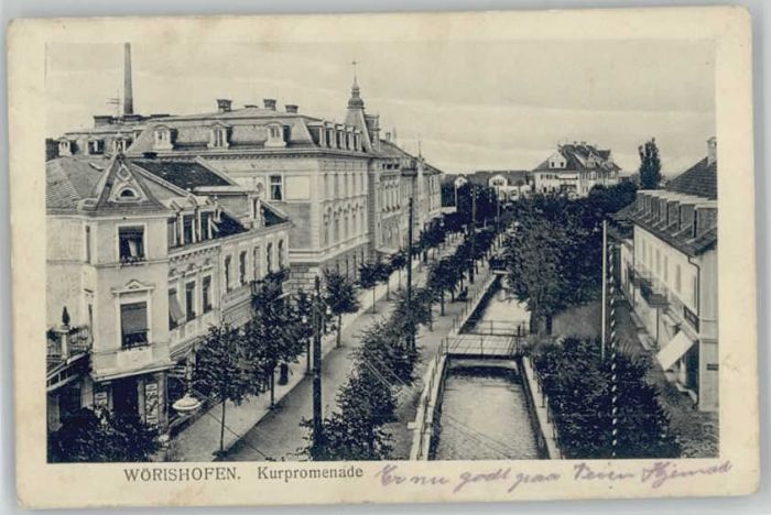 Bad Woerishofen urpromenade x 1917