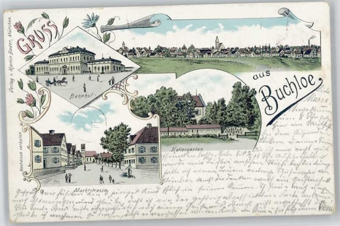 Buchloe Marktstrasse Bahnhof Kellergarten x 189