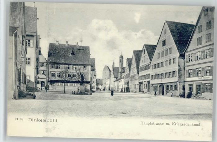 Dinkelsbuehl auptstrasse Krieger Denkmal