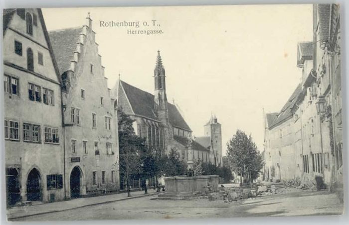 Rothenburg Tauber Herrengasse