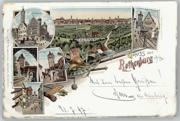 Rothenburg Tauber Rathaus Klingentor