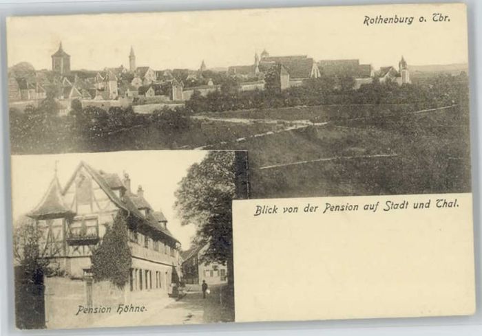 Rothenburg Tauber Pension Höhne