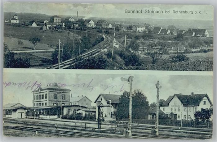 Steinach Rothenburg Tauber Bahnhof Steinbach