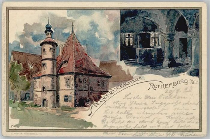 Rothenburg Tauber KünstlerMahler Hegereiterhaus