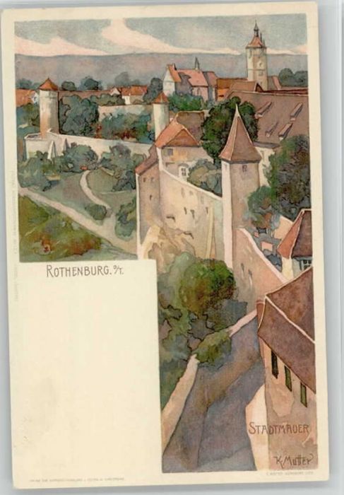 Rothenburg Tauber KünstlerK. Mutter