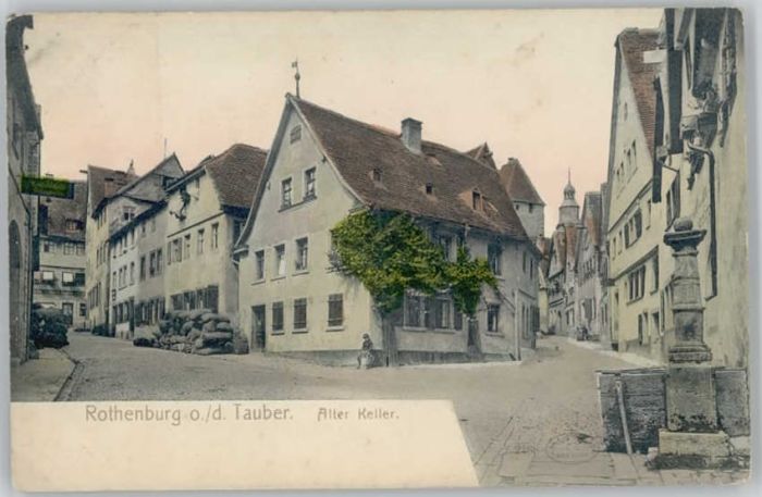 Rothenburg Tauber  ungelaufen ca. 1900
