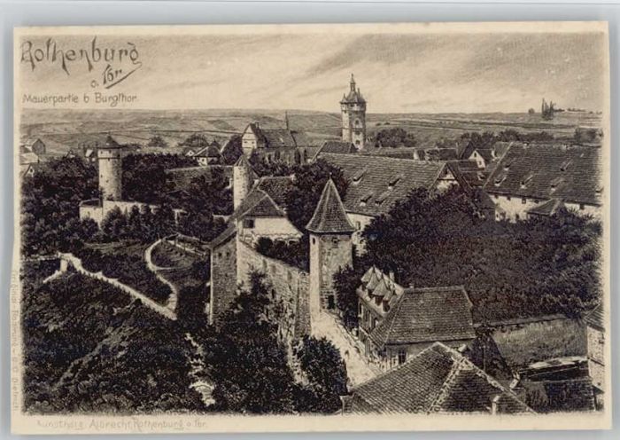 Rothenburg Tauber  ungelaufen ca. 1920