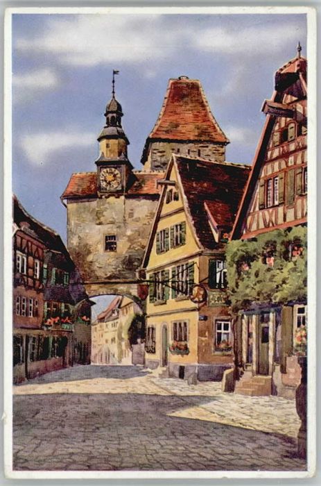 Rothenburg Tauber  ungelaufen ca. 1920