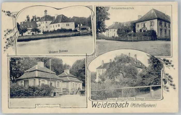 Weidenbach Mittelfranken Weisses Schloss Calvarierhäuschen x 191