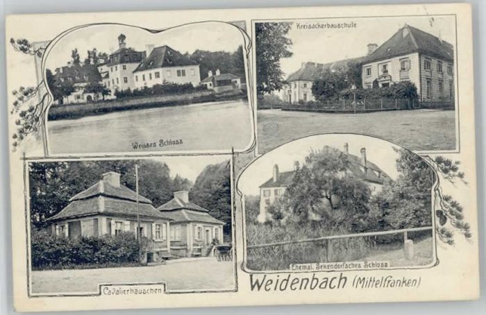 Weidenbach Mittelfranken Weisses Schloss Calvarierhäuschen x 190