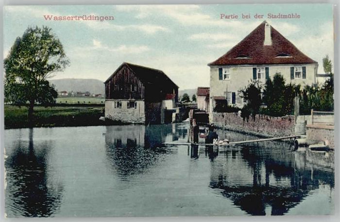 Wassertruedingen ungelaufen ca. 1920