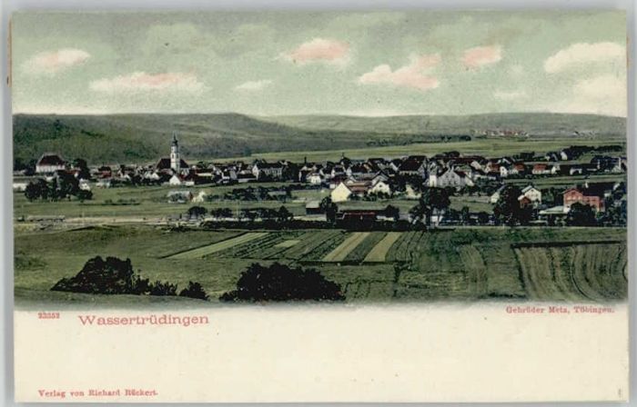 Wassertruedingen ungelaufen ca. 1900