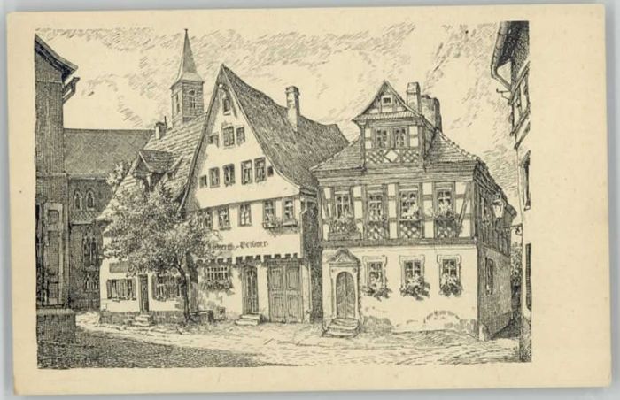 Leutershausen Mittelfranken KünstlerHubert Hagler-München ungelaufe