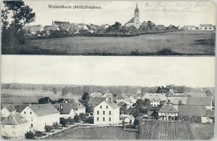 Weidenbach Mittelfranken x 1917