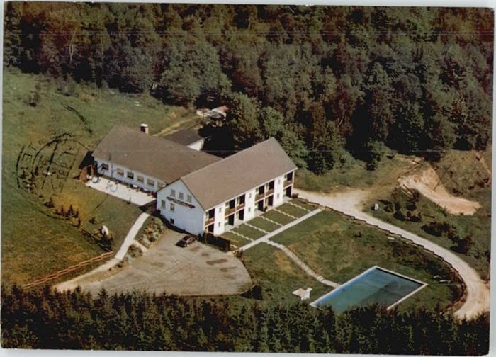 Brux Fliegeraufnahme Pension Gaststätte Falk