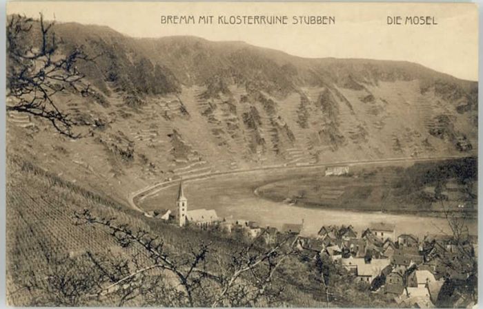 Bremm Mosel Klosterruine Stubben