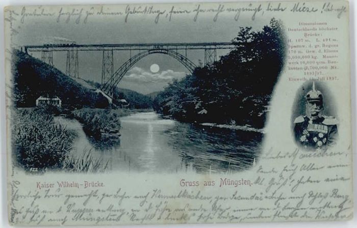 Muengsten aiser Wilhelm-Brücke x