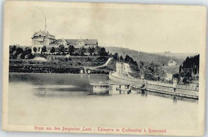 Remscheid Eschbachtal Talsperre