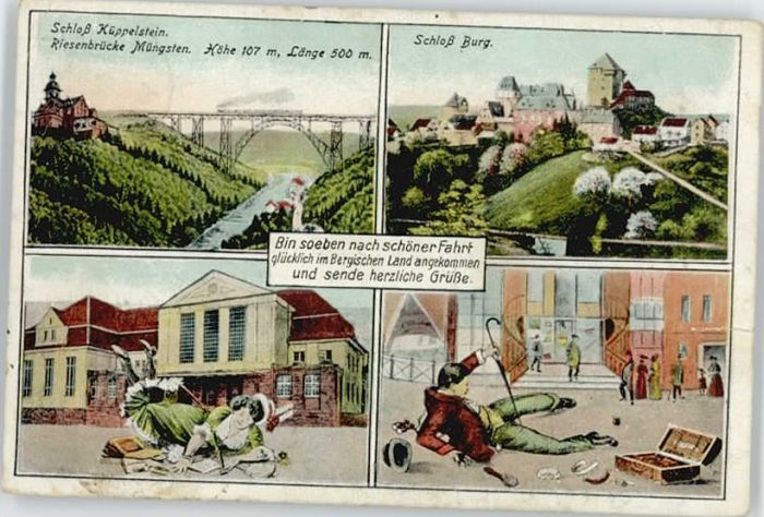 Burg Wupper Schloss Küppelstein Müngsten Brücke x