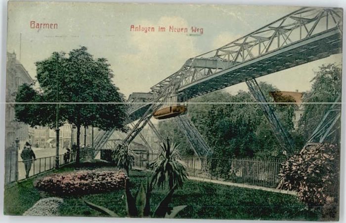Barmen Wuppertal Neuen Weg Schwebebahn