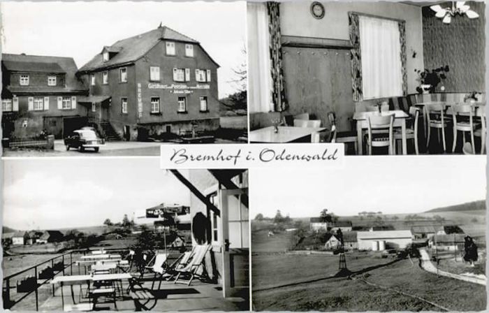 Bremhof Odenwald Gasthaus Pension zur schönen Aussicht