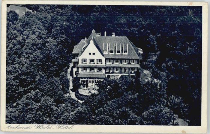 AACHEN NRW Waldhotel Fliegeraufnahme
