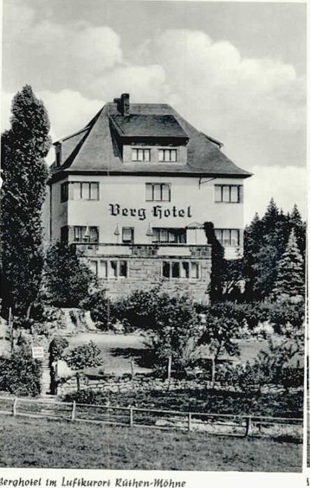 Ruethen Moehne Rüthen Berg Hotel