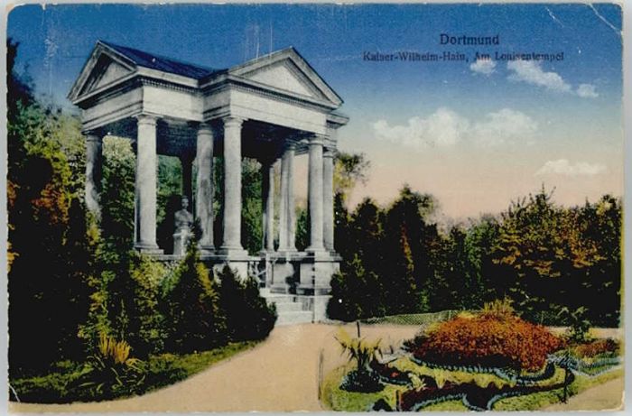 DORTMUND  CITY Louisentempel Kaiser Wilhelm Hain