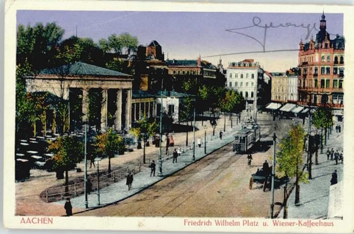 AACHEN NRW Friedrich Wilhelm Platz Wiener-Kaffeehaus