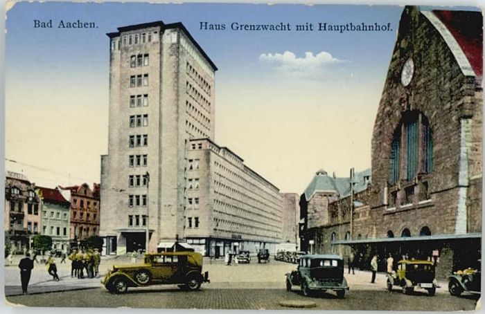 AACHEN NRW Haus Grenzwacht Bahnhof