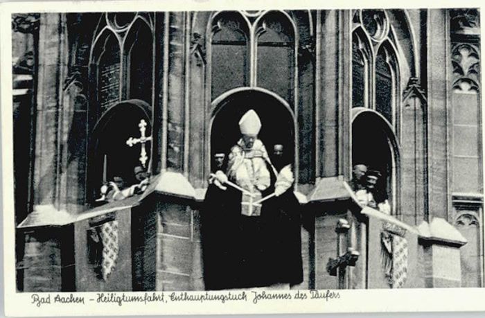 AACHEN NRW Johannes Enthauptungstuch