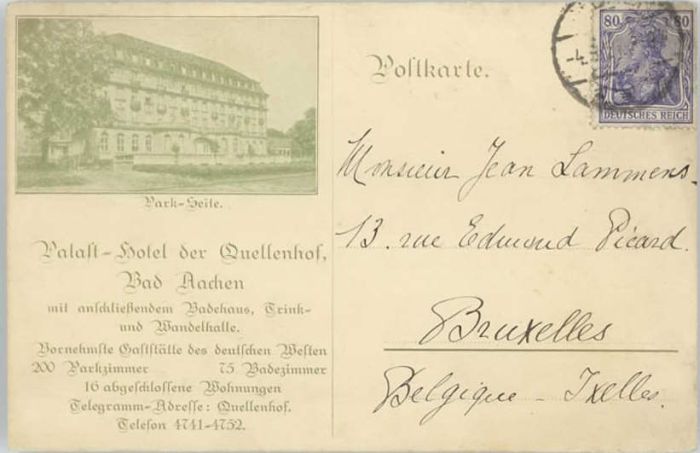 AACHEN NRW Palast Hotel Quellenhof