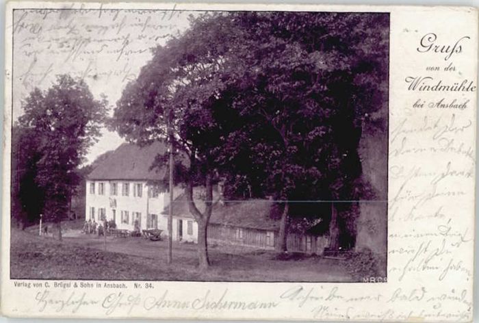 Ansbach Mittelfranken Ansbach Windmühle
