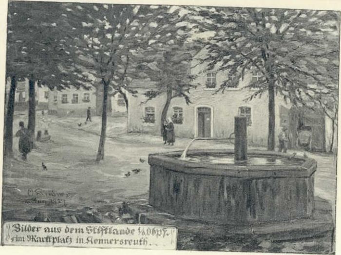 Konnersreuth Marktplatz KünstlerMichael Lindner